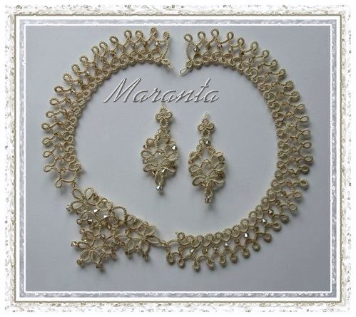 swarovski frywolitka